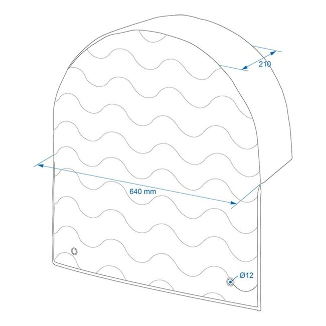 ProPlus Wielbeschermhoes - Reflecterend - 15-17 inch - Zilver - UV-bestendig - 64 x 68 cm