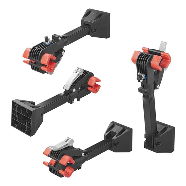 ProPlus Inklapbare muurbeugel - Ruimtebesparend - Voor fietsen tot 30 kg - Beschermende klem