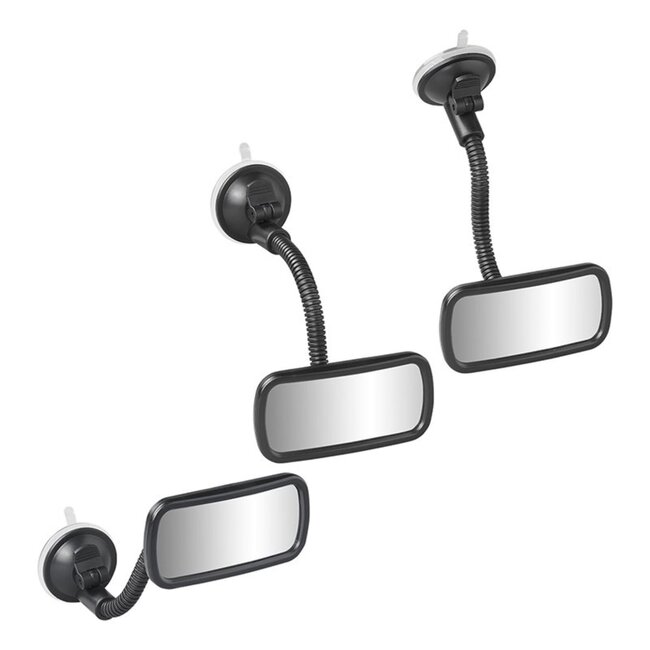 ProPlus Panorama achteruitkijkspiegel met flexarm - breder zicht - 12 cm