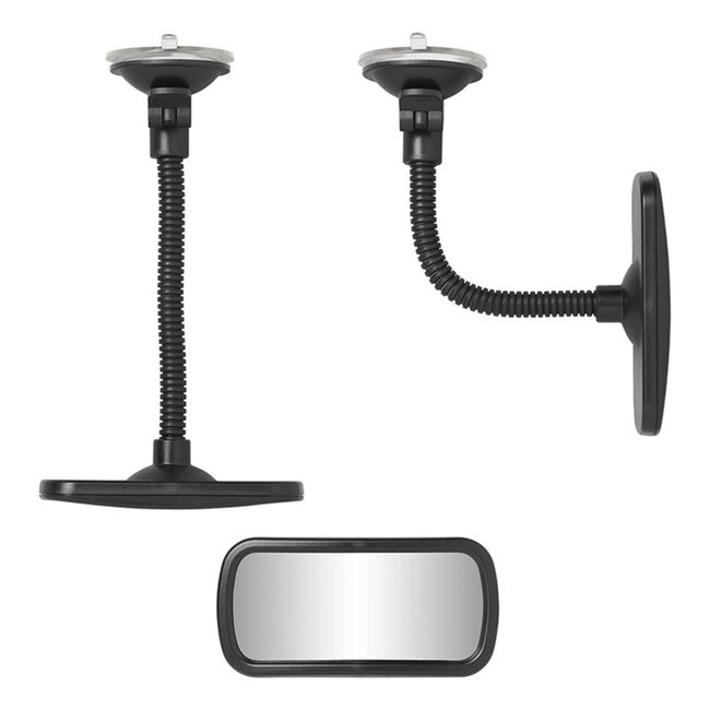 ProPlus Panorama achteruitkijkspiegel met flexarm - breder zicht - 12 cm