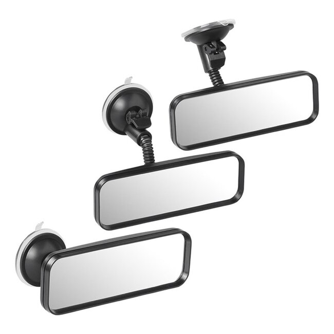 ProPlus Achteruitkijkspiegel - Flexarm en Zuignap - 164 x 55 mm - Compact en Verstelbaar