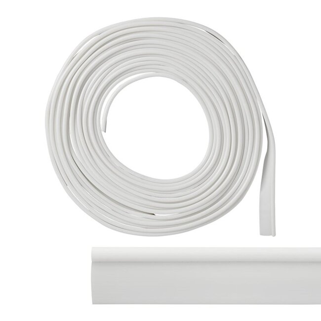 ProPlus Kederprofielbeschermer - Beschermt en Vergemakkelijkt - 12m - Wit PVC