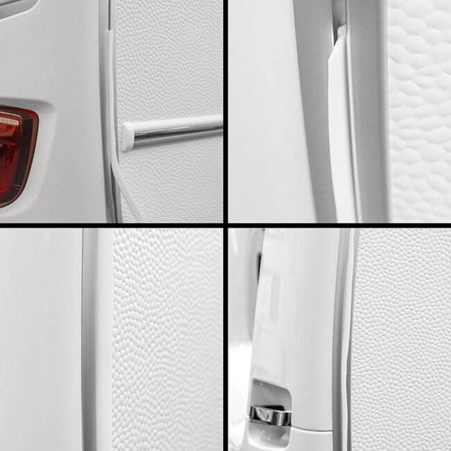 ProPlus Kederprofielbeschermer - Beschermt en Vergemakkelijkt - 12m - Wit PVC