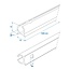 Pro Plus Aluminium Tentrail 90° - 120 cm: Perfect voor Kampeerders!