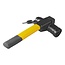 ProPlus Stuurslot - Veersluiting - Universele Pasvorm - Krasbescherming - Signaalkleur - 35 x 15,5 cm - Inclusief 2 Sleutels