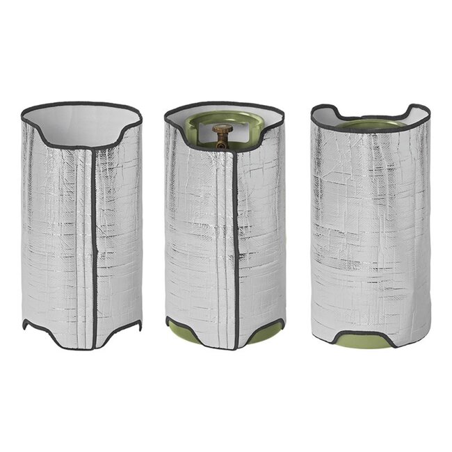 ProPlus Thermohoes voor 11kg gasflessen - Hitte- en kouwerend - 3-laags isolatie - Klittenbandsluiting
