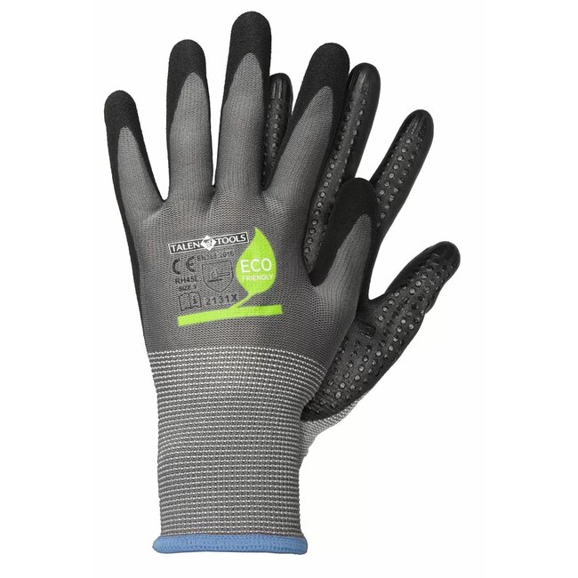 Talen Tools Werkhandschoenen – Gerecycled Polyester – Nitrilcoating – Maat L