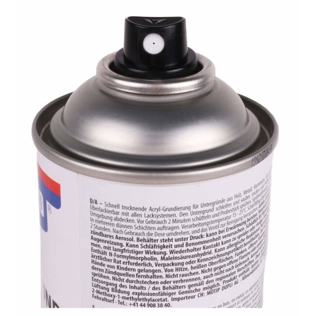 Presto Primer filler - rood - 500 ml - sneldrogend - roestbescherming - binnen en buiten gebruik