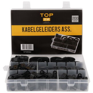 Topgear Kabelgeleiders Assortiment - Perfect voor Bekabelingsorganisatie