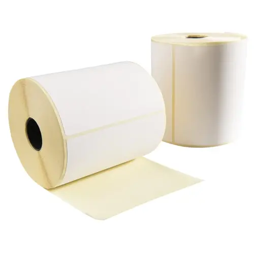 Merkloos Betaalbare A6 Labelrollen - 102x150mm, Wit, Thermisch, 300/Rol Merkloos Betaalbare A6 Labelrollen - 102x150mm, Wit, Thermisch, 300/Rol