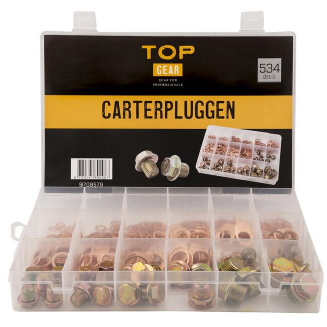 Topgear Carterpluggen Set - 534-delig voor Professionele Afdichting