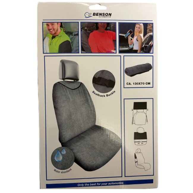 Benson Waterabsorberende autostoelhoes - bescherming na sporten - makkelijk op te bergen - universele maat
