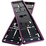 Alti Giri Kentekenplaathouders auto - ABS-kunststof - klikbevestiging, krasbestendig - 520 x 110 mm - rood - 2 stuks