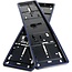 Alti Giri Kentekenplaathouders - ABS - 520 x 110 mm - kliksysteem, krasbestendig - blauwe rand - 2 stuks - voor auto