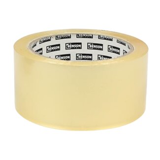 Benson Transparante verpakkingstape - Low noise - 66 m x 48 mm - Sterk klevend