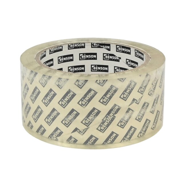 Benson Kristalheldere verpakkingstape - geruisloos - 66m x 48mm