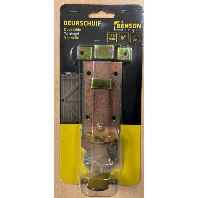 Benson Deurschuif - 150 mm - Gegalvaniseerd ijzer - Inclusief bevestigingsmateriaal - Veiligheidsoplossing