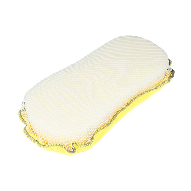 Benson Autospons 2-in-1 - Krasvrij - Efficiënt - 23,5 x 10,5 cm - Geel