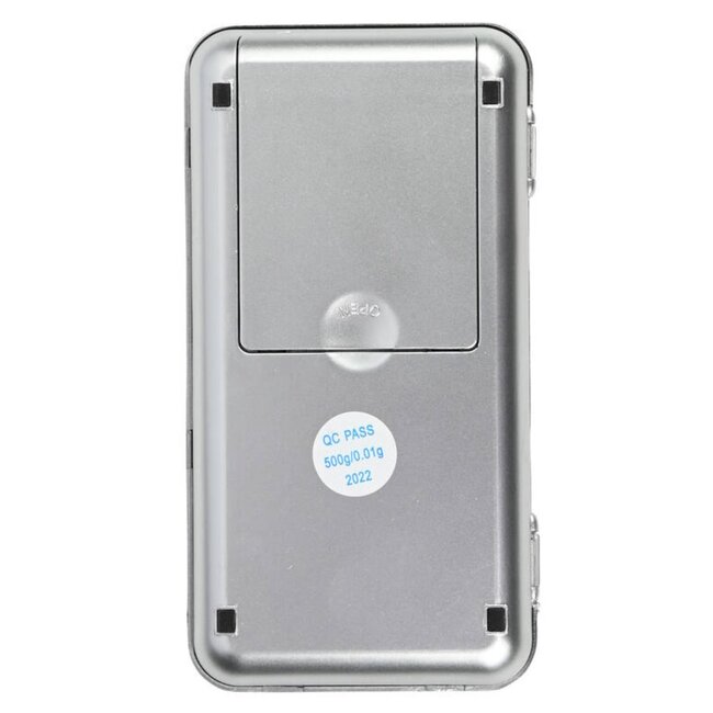 Benson Digitale precisieweegschaal - compact - nauwkeurig - 500 gram - LCD-scherm - tarrafunctie