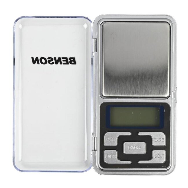Benson Digitale precisieweegschaal - compact - nauwkeurig - 500 gram - LCD-scherm - tarrafunctie