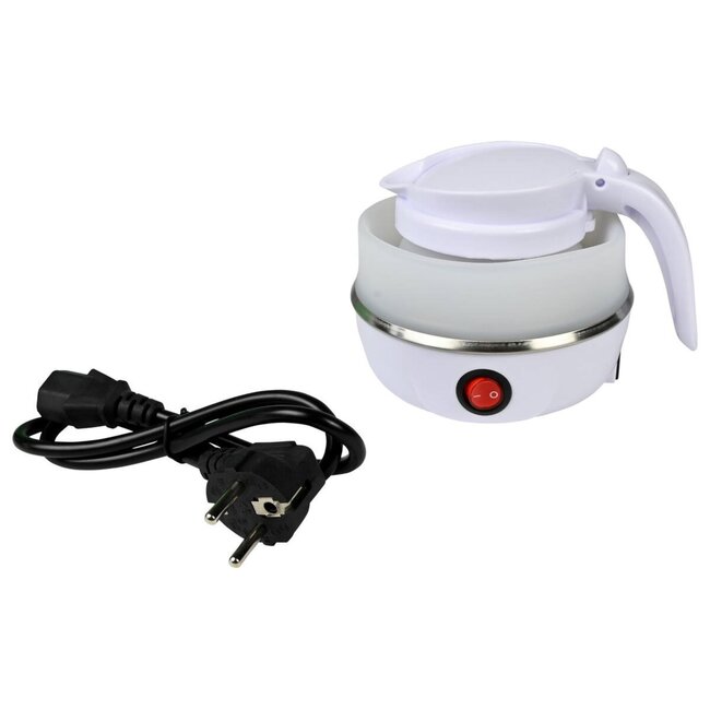 Benson Opvouwbare waterkoker - compact - 600 ml - ideaal voor reizen - snel en veilig