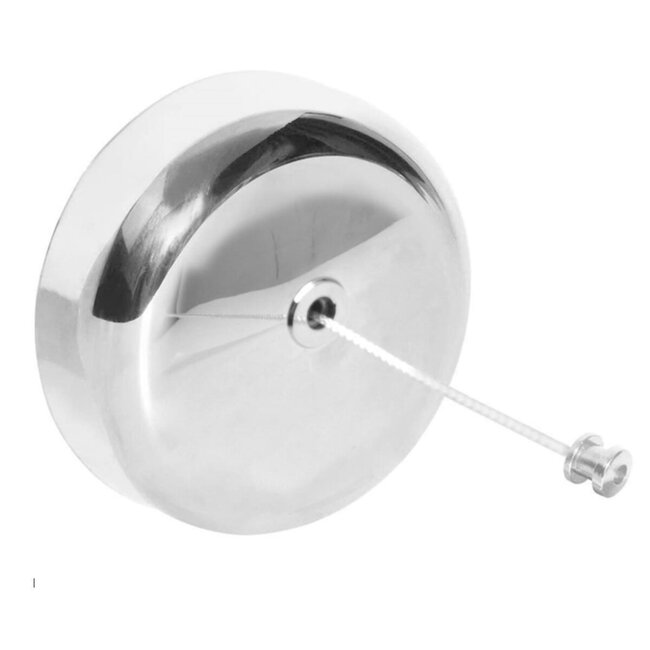 Benson Uittrekbare waslijn - compact - ruimtebesparend - 2 meter - chroom