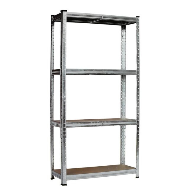 Benson Ruime stellingkast - verstelbare planken - stevig metalen frame - 160x80x40 cm