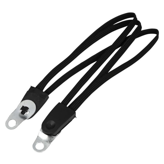 Benson Zwarte snelbinderset - universeel elastisch - 60 cm - duurzaam - stijlvol