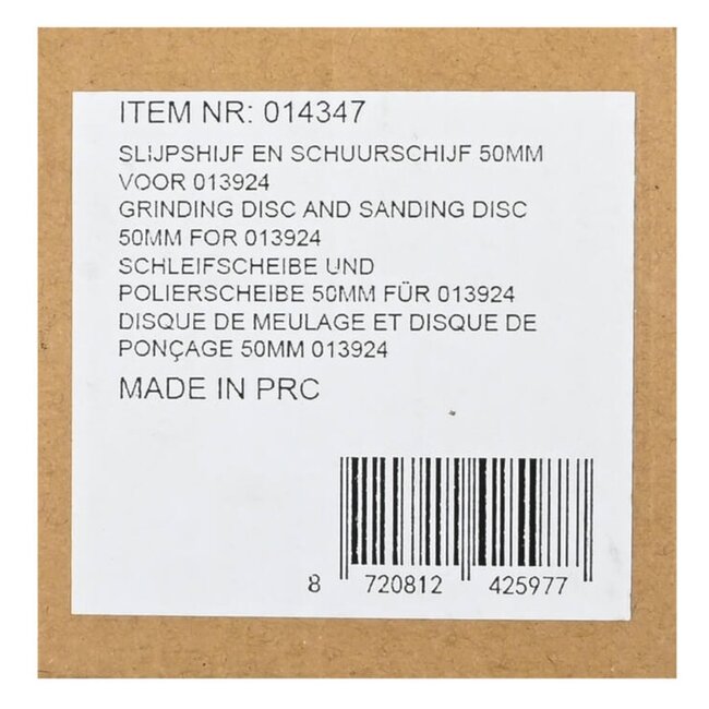 Hofftech Slijp- en schuurschijven - 50 mm - compact - precisie - veelzijdig