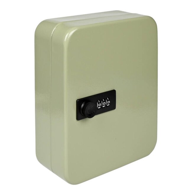 Stahlex Stalen sleutelkast - 20 haken - codeslot - compact en veilig