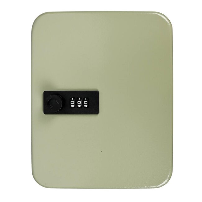 Stahlex Stalen sleutelkast - 20 haken - codeslot - compact en veilig