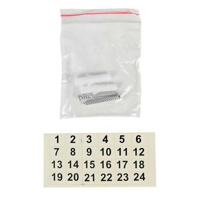 Stahlex Stalen sleutelkast - 20 haken - codeslot - compact en veilig