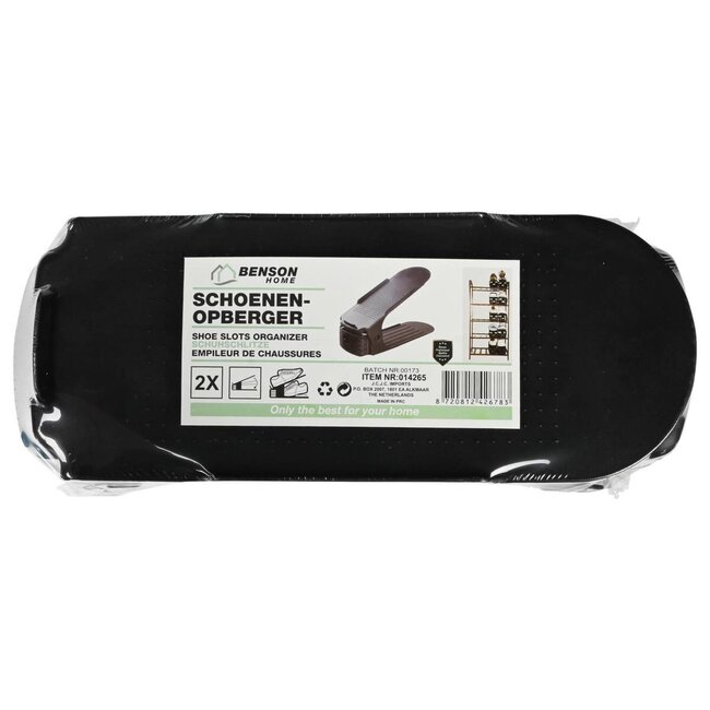Benson Verdubbel je schoenenopslag - set van 2 - ruimtebesparend - eenvoudig in gebruik