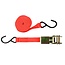 Benson Spanband - 5 meter - Ratel en Haken - Rood - Veilig Transport