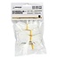 Benson Set van 4 scheerlijnen - nylon - 3 mm diameter - 200 cm - wit