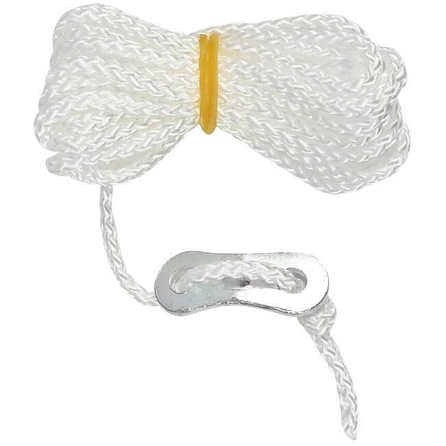 Benson Set van 4 scheerlijnen - nylon - 3 mm diameter - 200 cm - wit