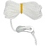 Benson Set van 4 scheerlijnen - nylon - 3 mm diameter - 200 cm - wit