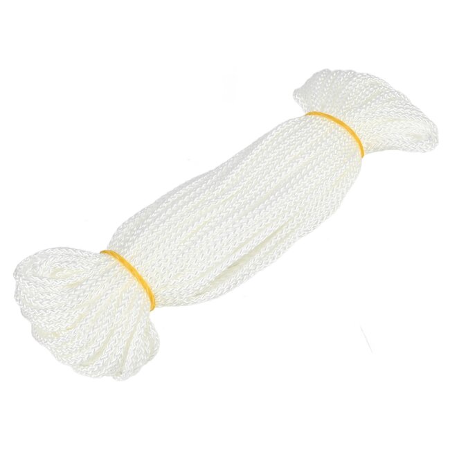 Benson Scheerlijn touw - 3 mm - 20 meter - wit - UV-bestendig - 12-gevlochten