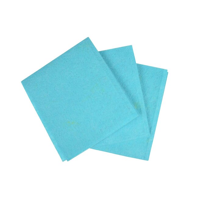 Magic Clean 3-delige schoonmaakdoek set - streeploze reiniging - 15 x 15 cm - veelzijdig gebruik