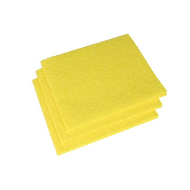 Magic Clean 3-delige schoonmaakdoek set - streeploze reiniging - 15 x 15 cm - veelzijdig gebruik