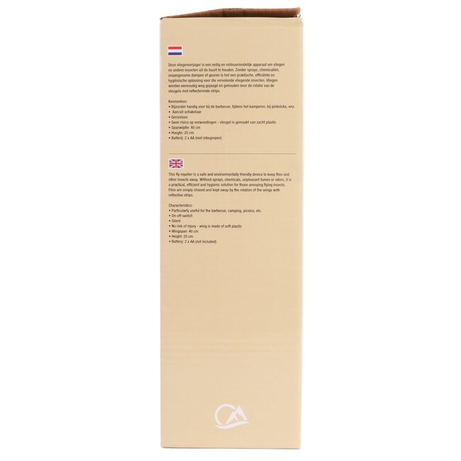 Benson Vliegenverjager voor Tafel - Geruisloos - Veilig - 40 cm - 25 cm