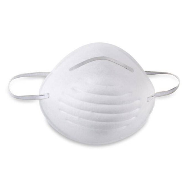 Benson Stofmasker met aluminium neusclip - latexvrij - 6 stuks