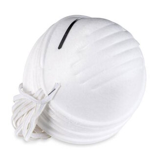 Benson Stofmasker met aluminium neusclip - latexvrij - 6 stuks Benson Stofmasker met aluminium neusclip - latexvrij - 6 stuks