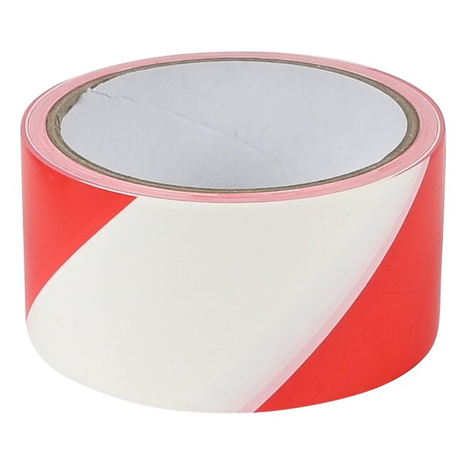 Benson Robuust afzetlint - 48 mm breed - 50 meter lang - Rood en wit