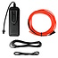 Benson Flexibele neon lichtdraad - 3 meter - rood - 3 lichtmodi - creatief en decoratief