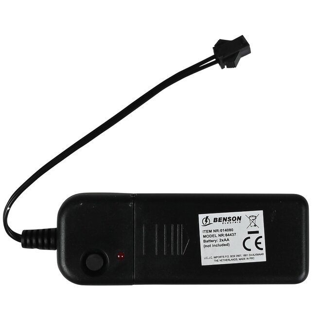 Benson Flexibele neon lichtdraad - 3 meter - rood - 3 lichtmodi - creatief en decoratief