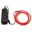 Benson Flexibele neon lichtdraad - 3 meter - rood - 3 lichtmodi - creatief en decoratief