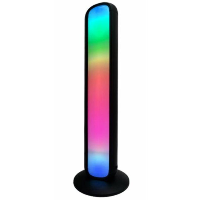 Benson Veelzijdige LED lichtbalk - RGB en wit - 4 lichtmodi - USB-voeding - 26,5 cm - zwart