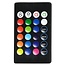 Benson Veelzijdige LED lichtbalk - RGB en wit - 4 lichtmodi - USB-voeding - 26,5 cm - zwart