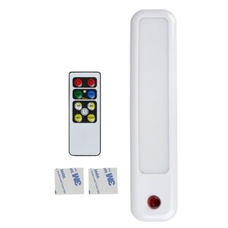 Benson LED lichtbalk - wit - afstandsbediening - timerfunctie - 21,5 cm